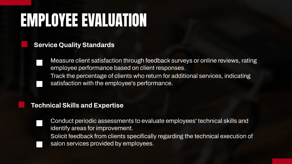 Free Salon Quality Assurance Presentation Template to Edit Online
