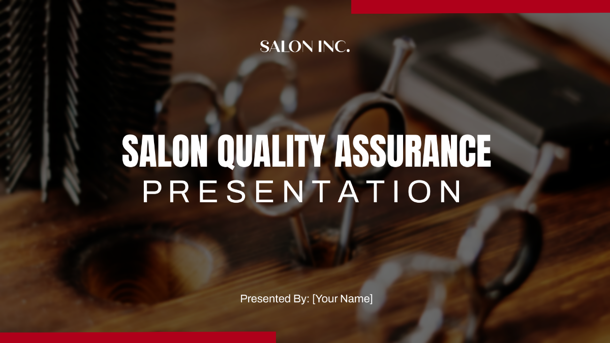 Salon Quality Assurance Presentation