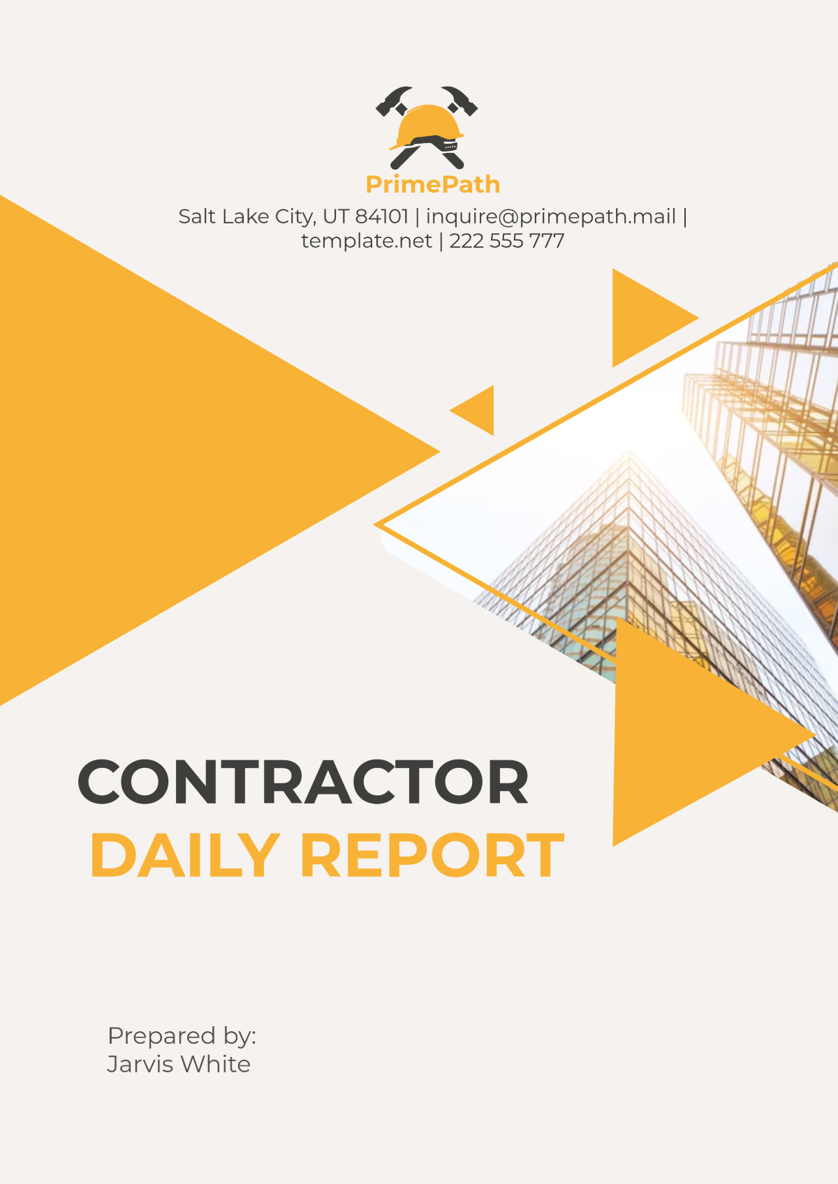 Free Contractor Daily Report Template to Edit Online