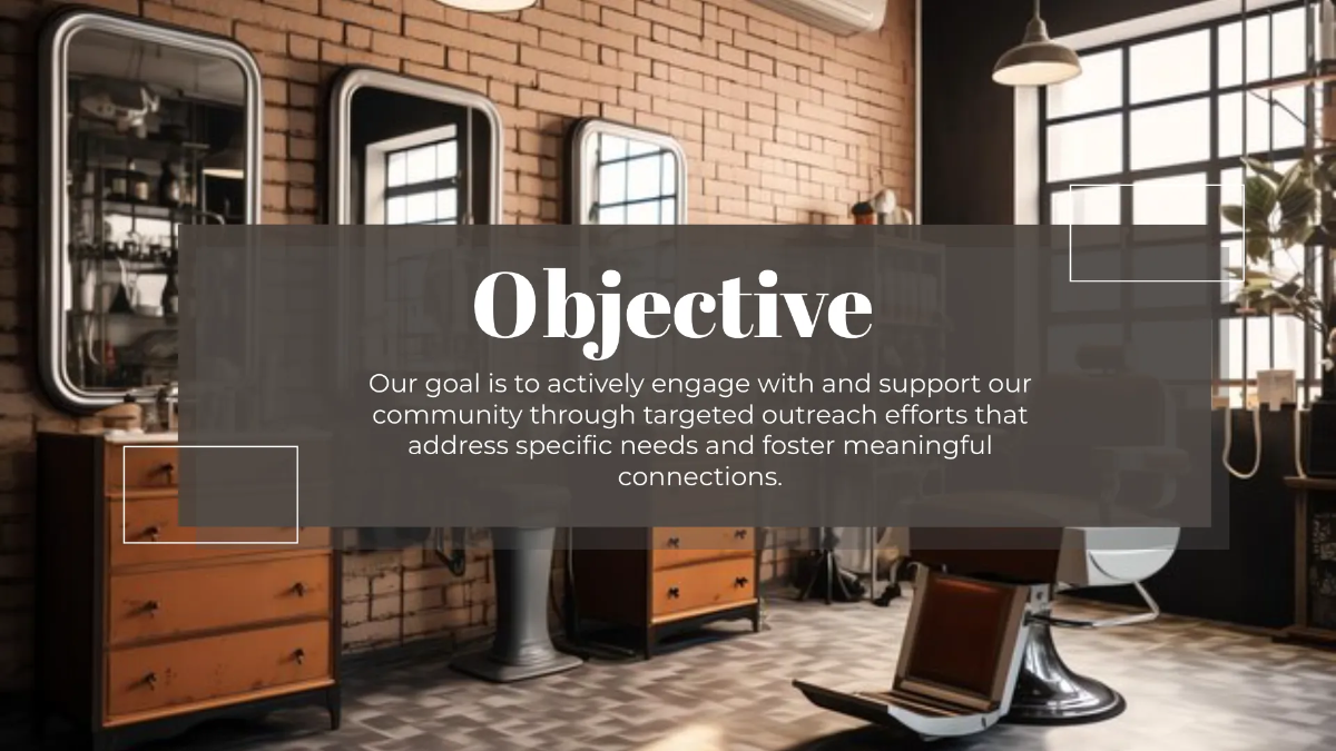 Free Salon Community Outreach Presentation Template to Edit Online