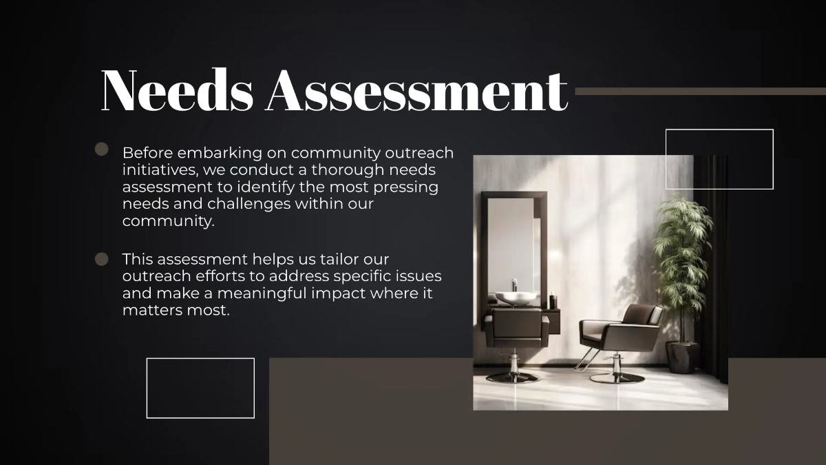 Free Salon Community Outreach Presentation Template to Edit Online
