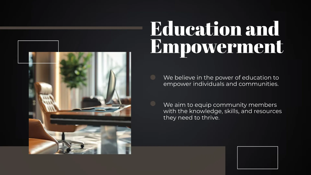 Free Salon Community Outreach Presentation Template to Edit Online