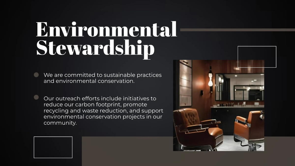 Free Salon Community Outreach Presentation Template to Edit Online