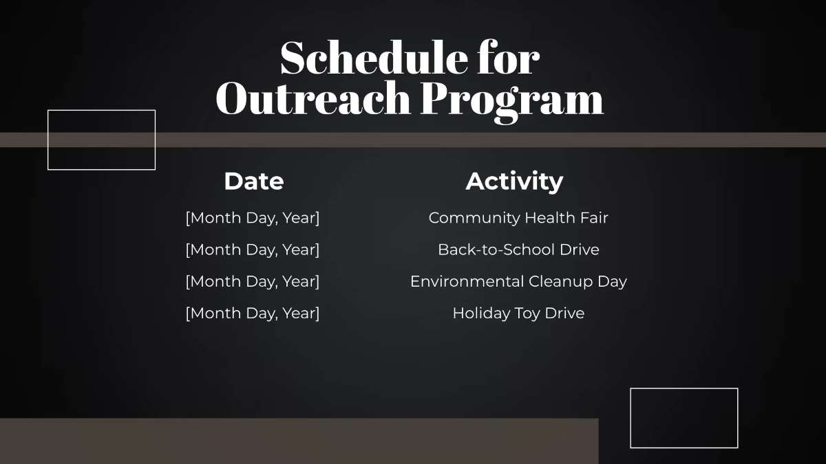 Free Salon Community Outreach Presentation Template to Edit Online