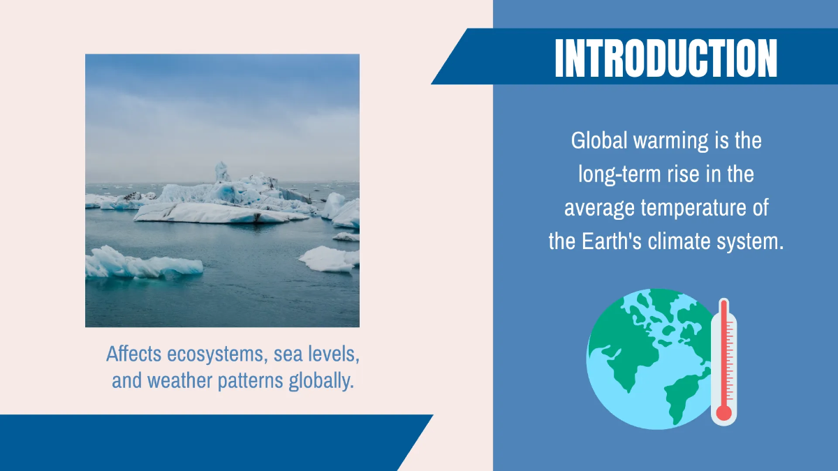 Free Causes of Global Warming Presentation Template to Edit Online