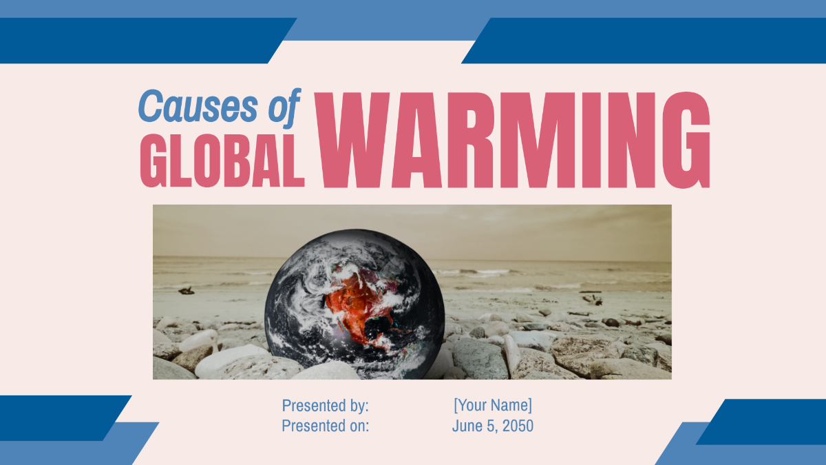 Causes of Global Warming Presentation