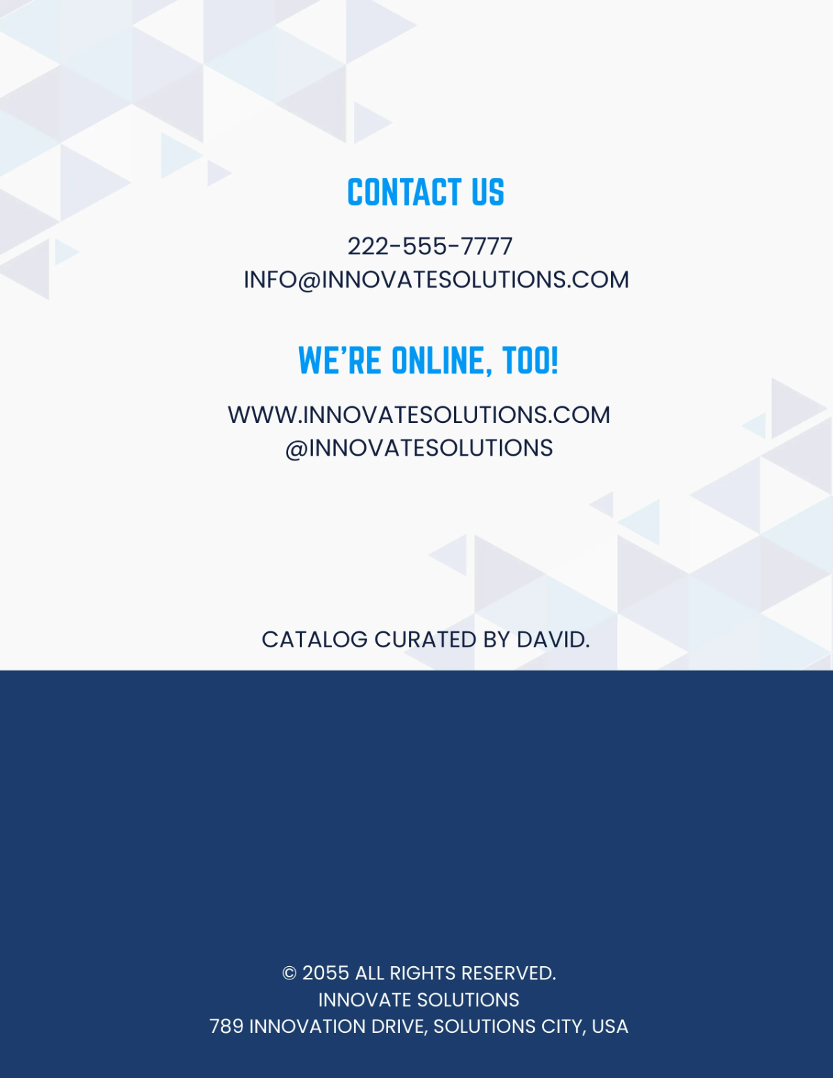 Free Fintech Product Catalog Template to Edit Online