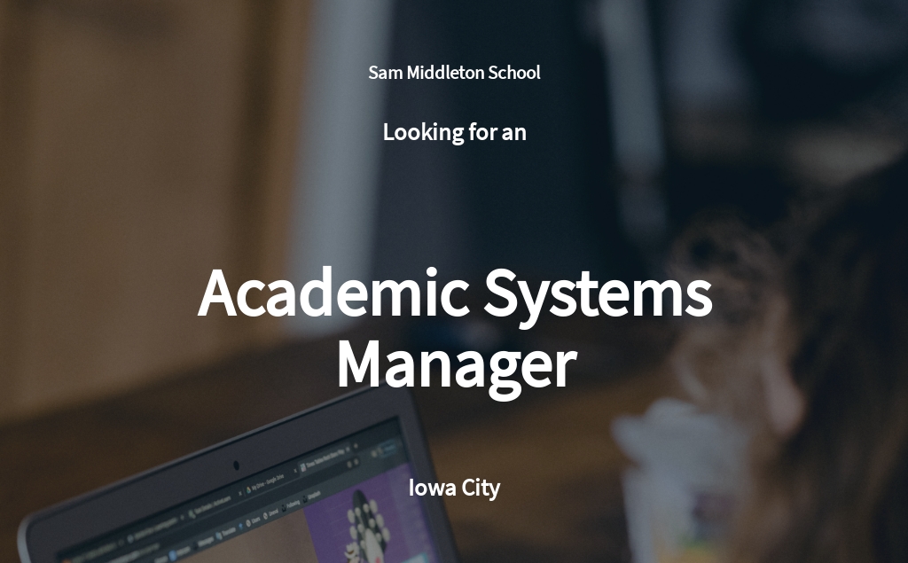 Free Academic Systems Manager Job Ad and Description Template.jpe
