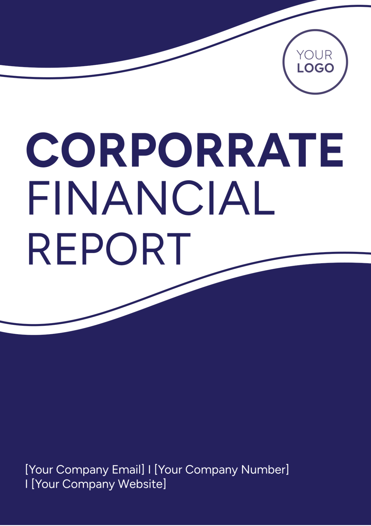 Corporate Financial Report Template - Edit Online & Download