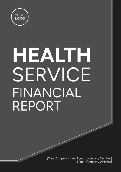 Free Health Service Financial Report Template to Edit Online