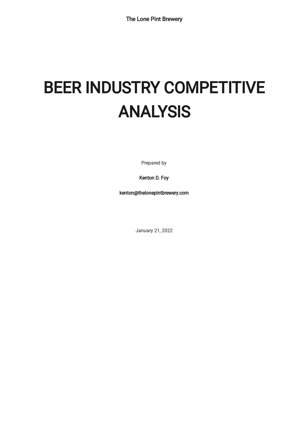 14+ FREE Industry Analysis Templates [Edit & Download]