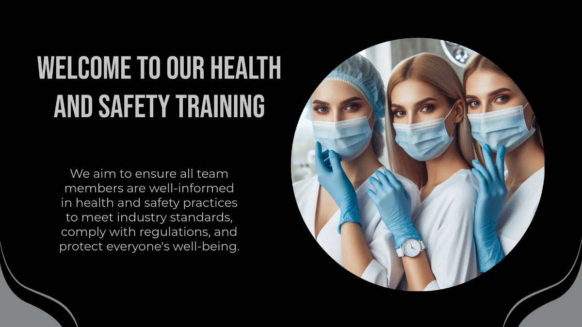 Free Salon Health and Safety Training Presentation Template to Edit Online