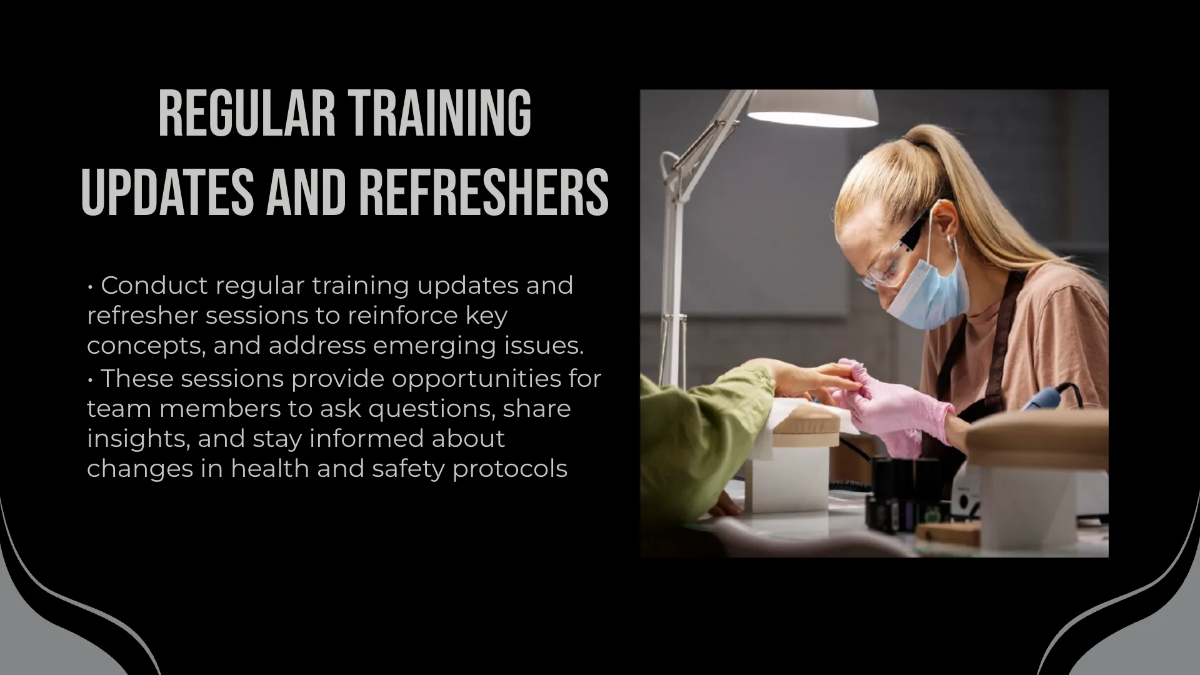 Free Salon Health and Safety Training Presentation Template to Edit Online