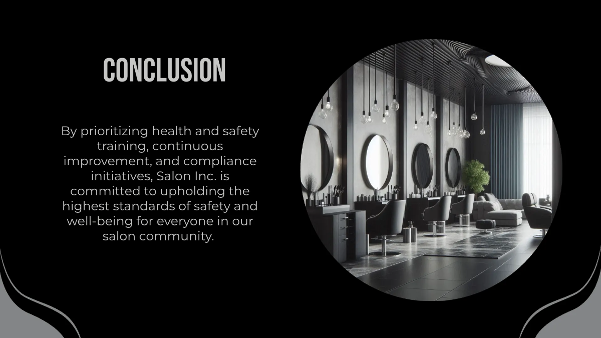 Free Salon Health and Safety Training Presentation Template to Edit Online