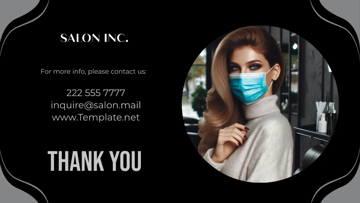 Free Salon Health and Safety Training Presentation Template to Edit Online