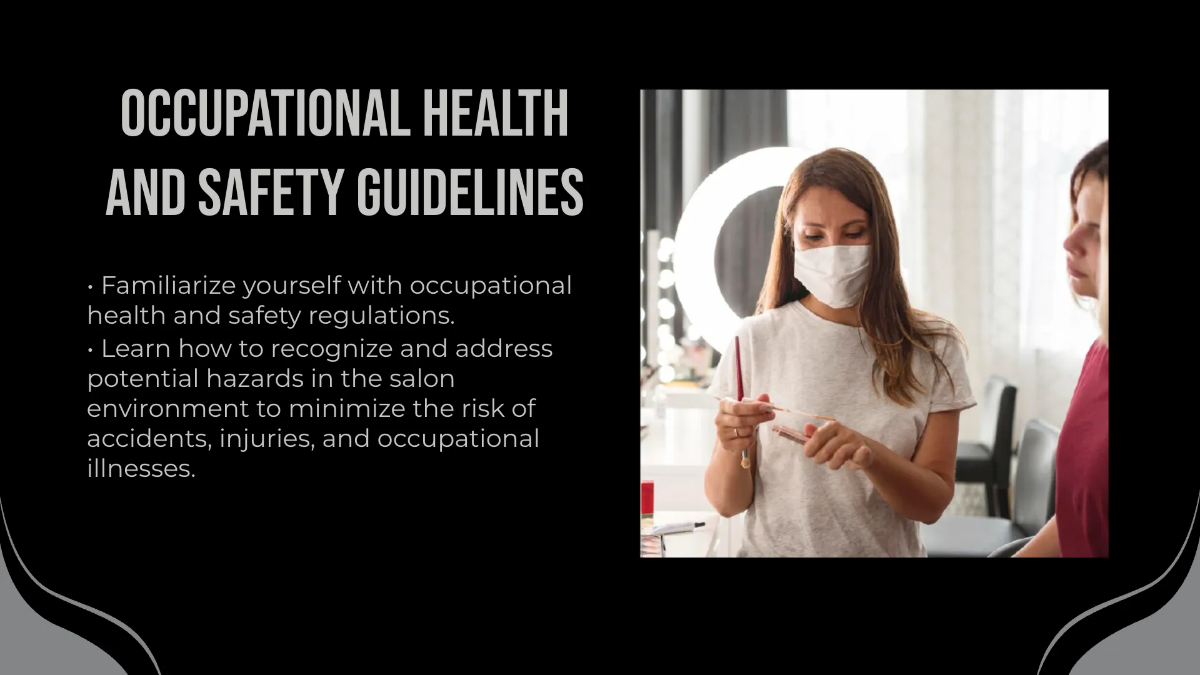 Free Salon Health and Safety Training Presentation Template to Edit Online