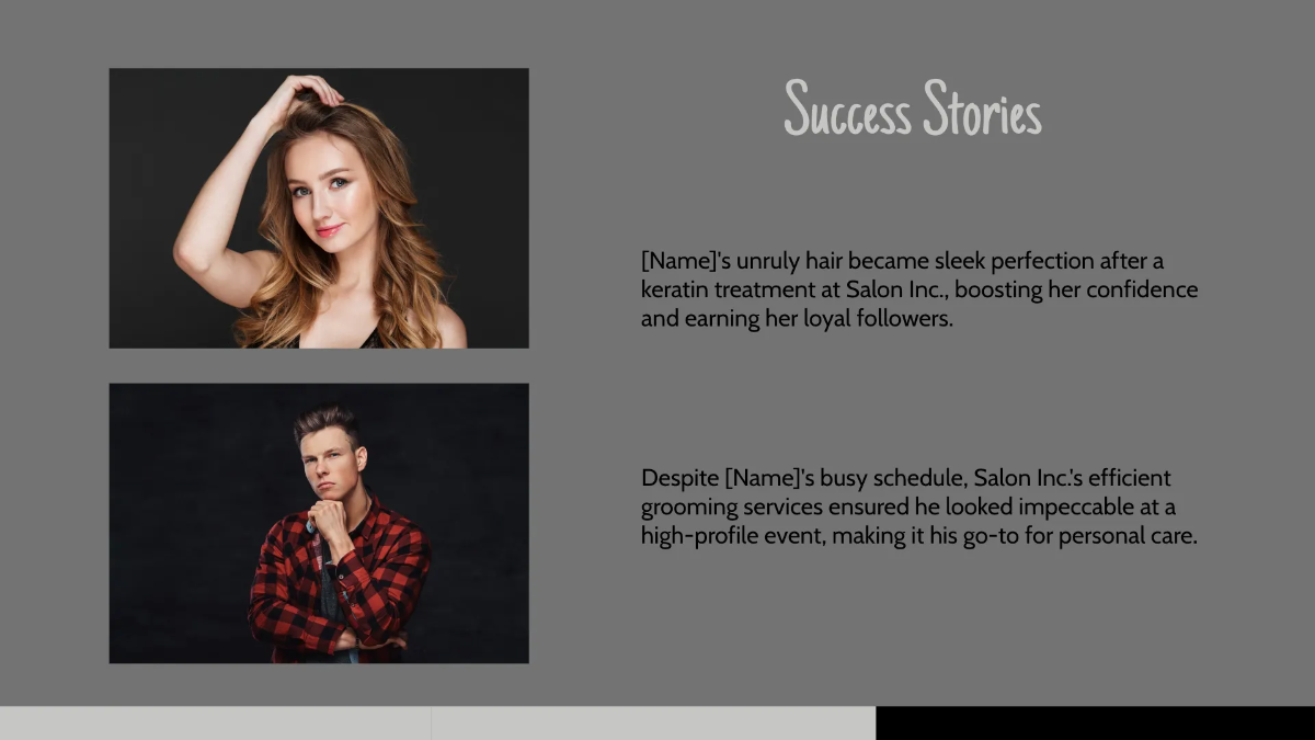 Free Salon New Hire Orientation Presentation Template to Edit Online