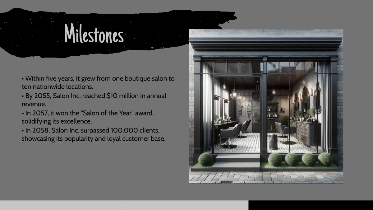 Free Salon New Hire Orientation Presentation Template to Edit Online