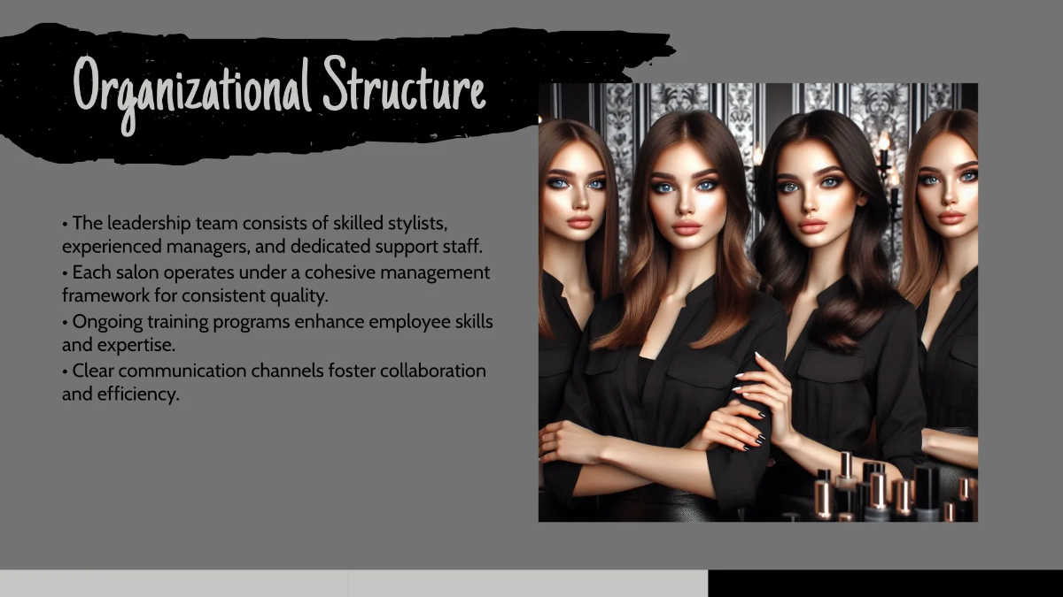 Free Salon New Hire Orientation Presentation Template to Edit Online