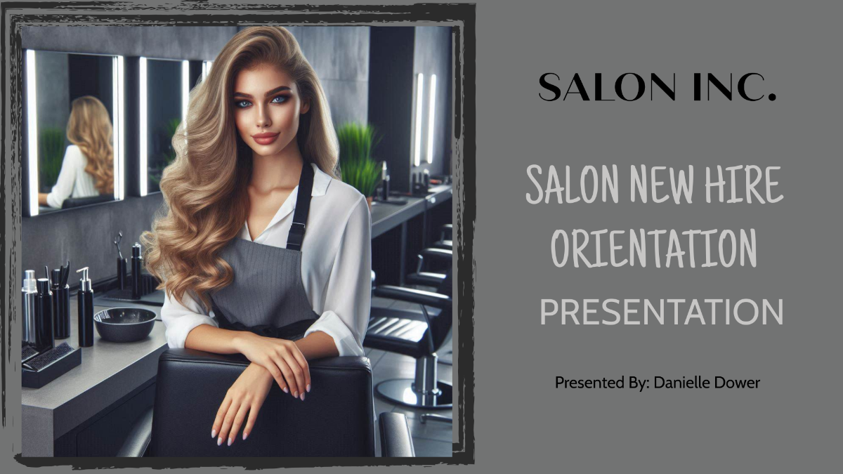 Salon New Hire Orientation Presentation