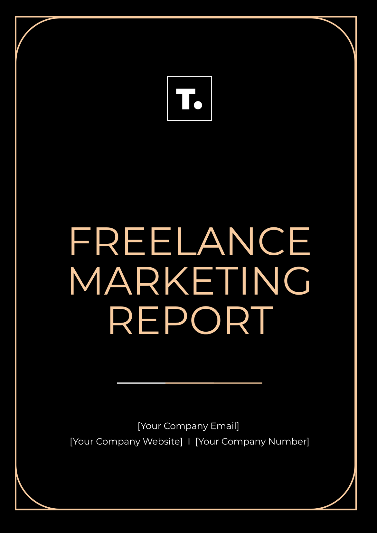 Freelance Marketing Report Template