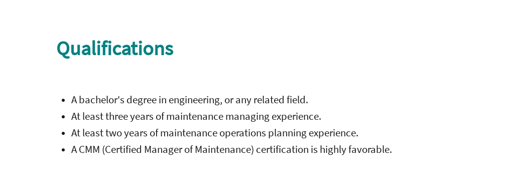 Free Facilities Maintenance Manager Job Description Template 5.jpe