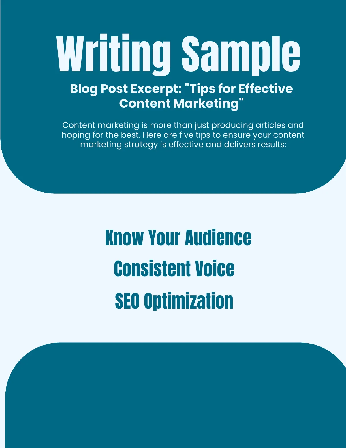 Free Copywriter Portfolio Template to Edit Online