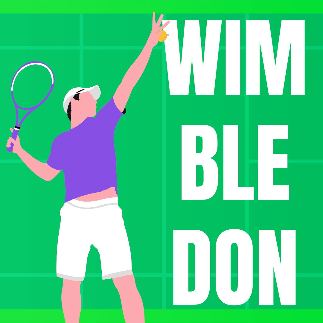 Tennis Wimbledon's Sticker