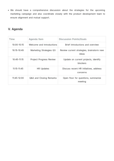 Free Cafe Meeting Schedule Template to Edit Online