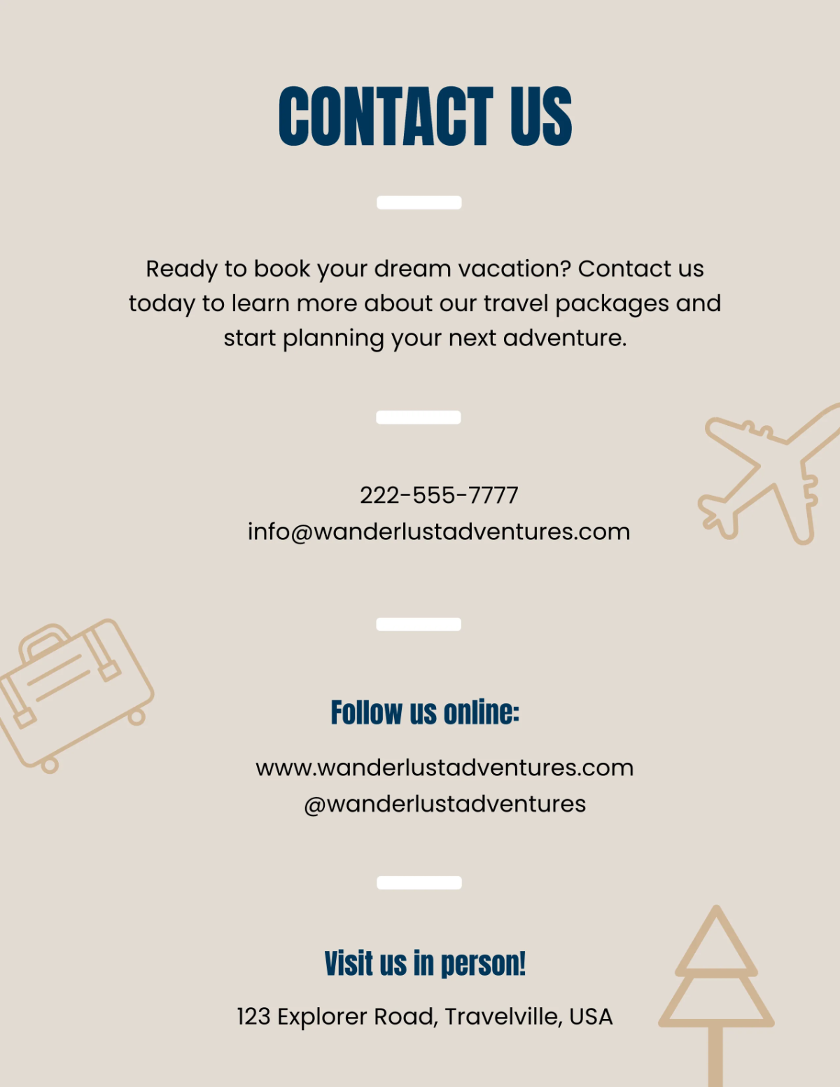 Free Travel Package Catalog Template to Edit Online
