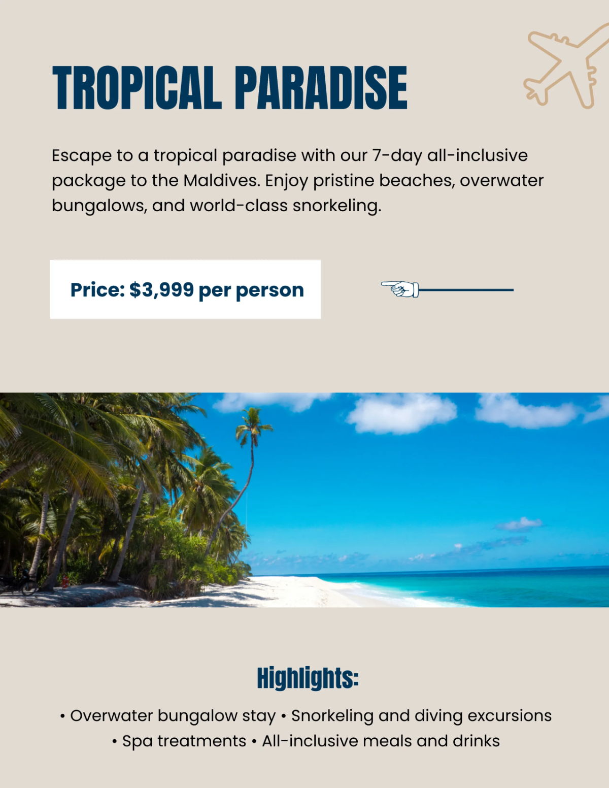 Free Travel Package Catalog Template to Edit Online