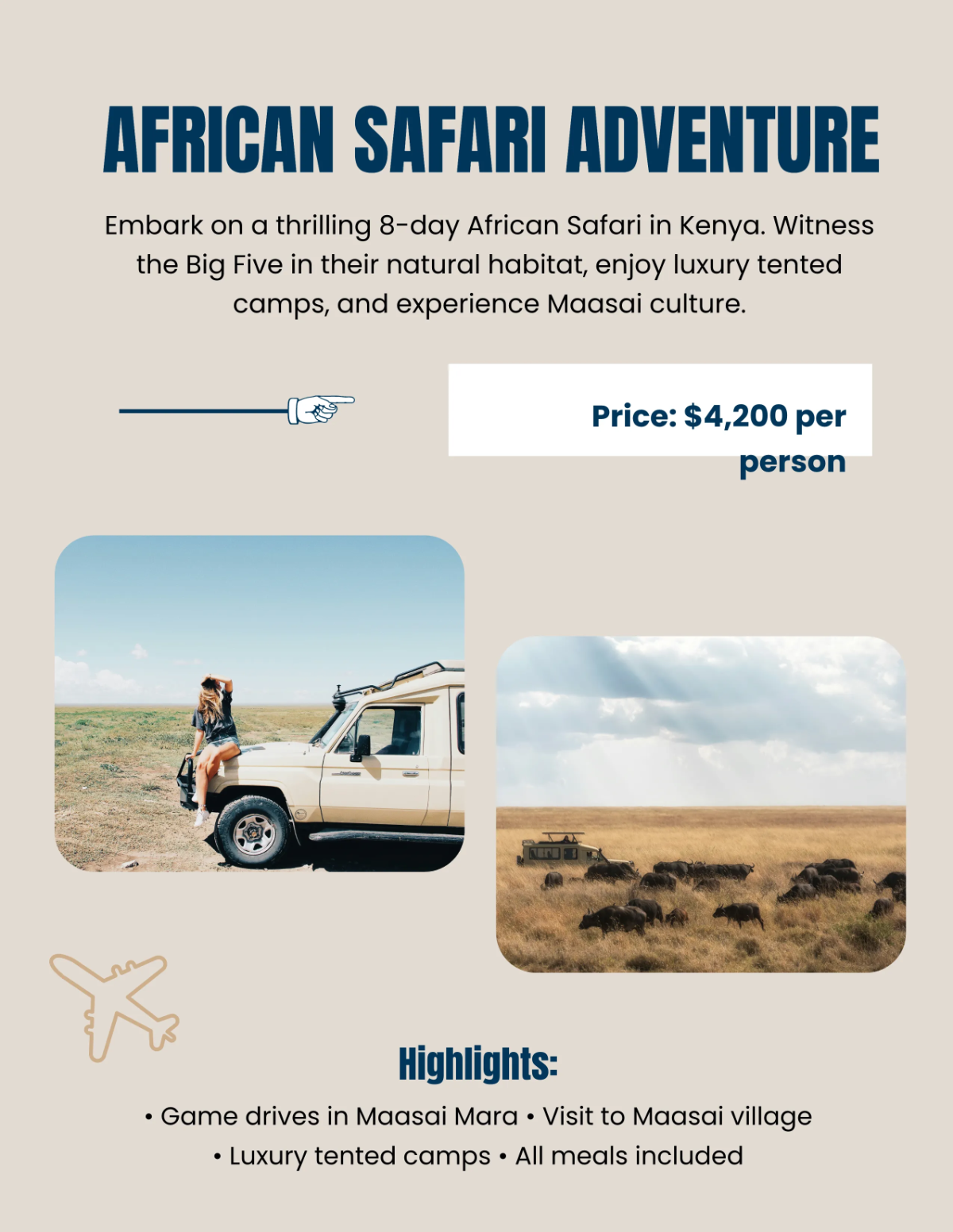 Free Travel Package Catalog Template to Edit Online