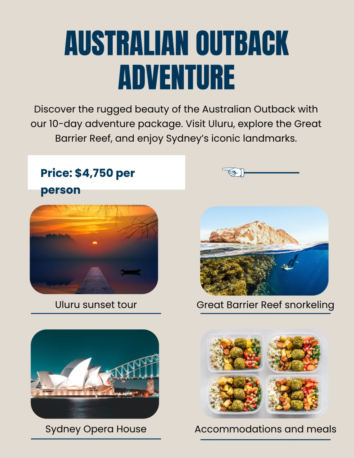 Free Travel Package Catalog Template to Edit Online