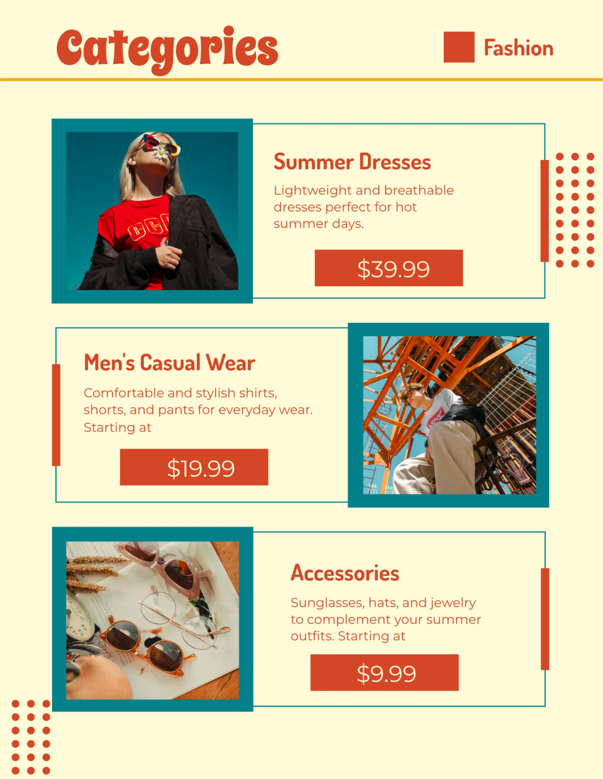 Free Consumer Product Catalog Template to Edit Online