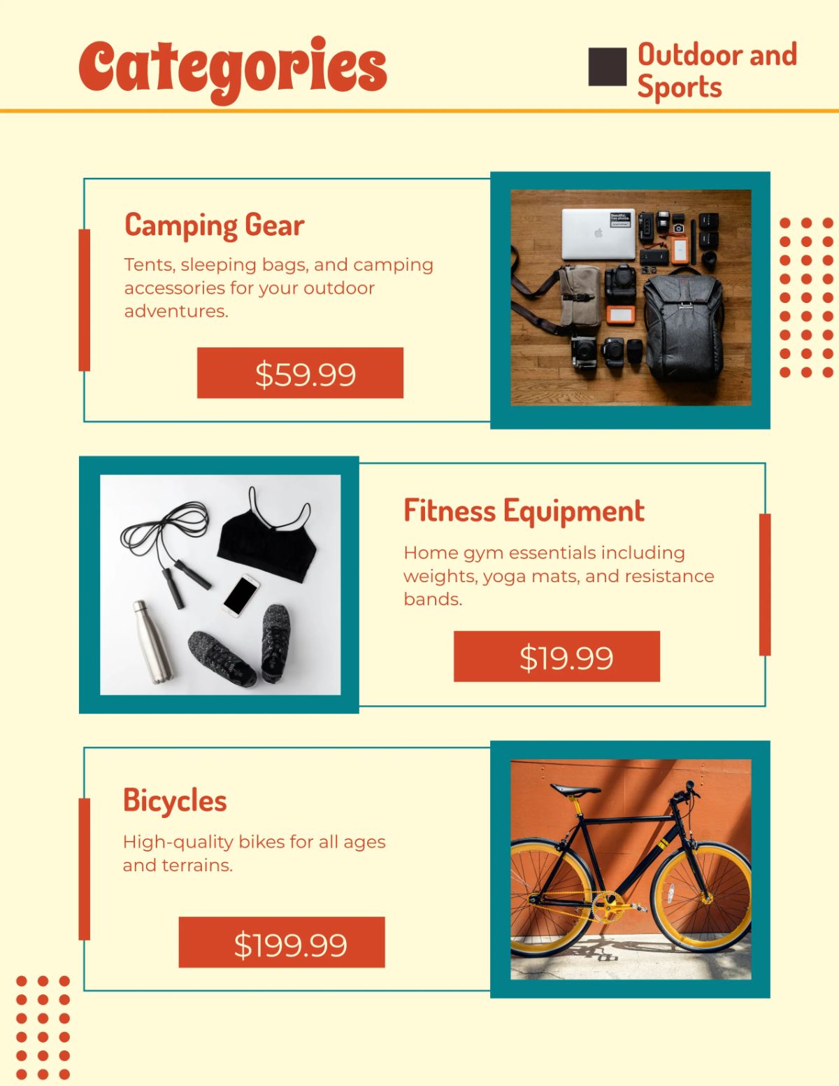 Free Consumer Product Catalog Template to Edit Online