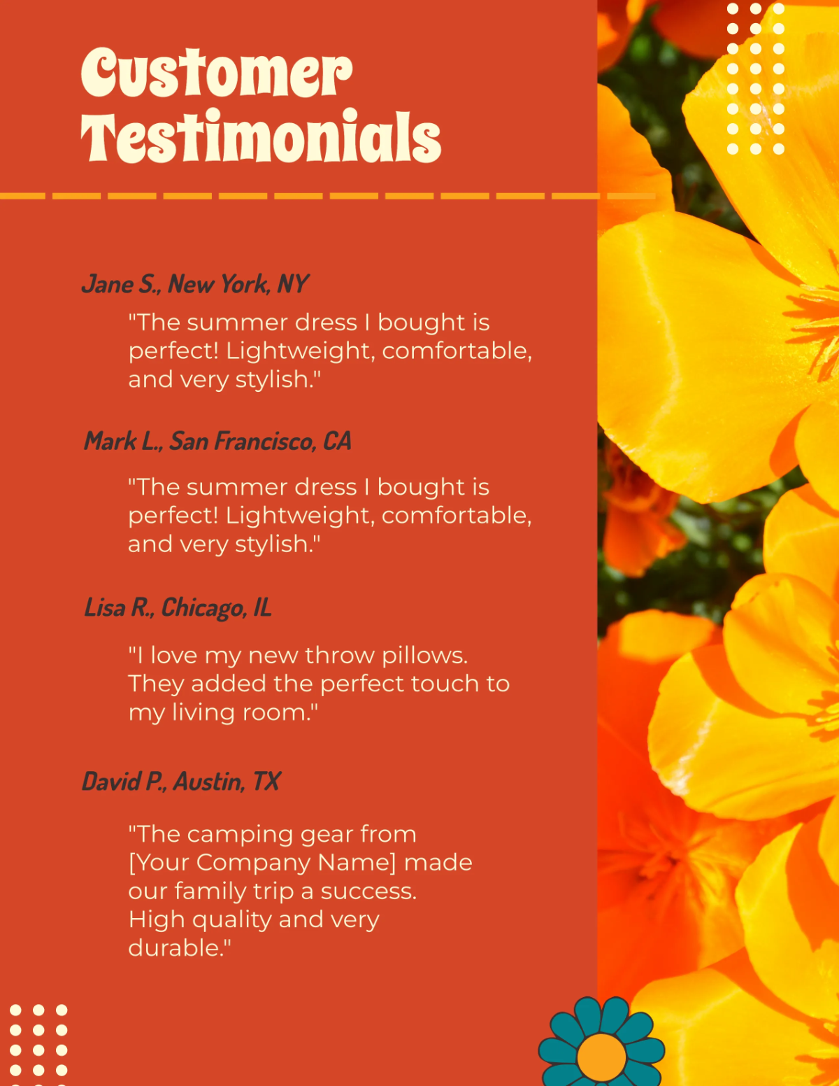 Free Consumer Product Catalog Template to Edit Online