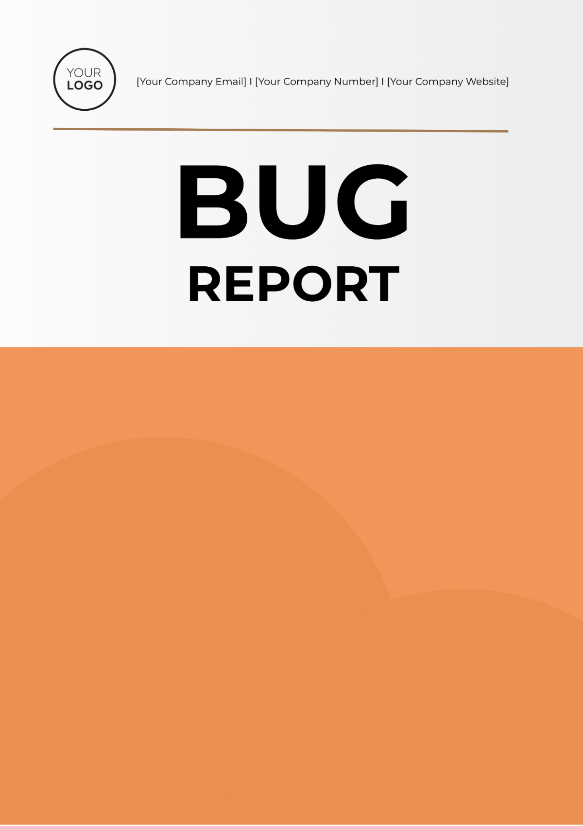 Bug Report Template - Edit Online & Download