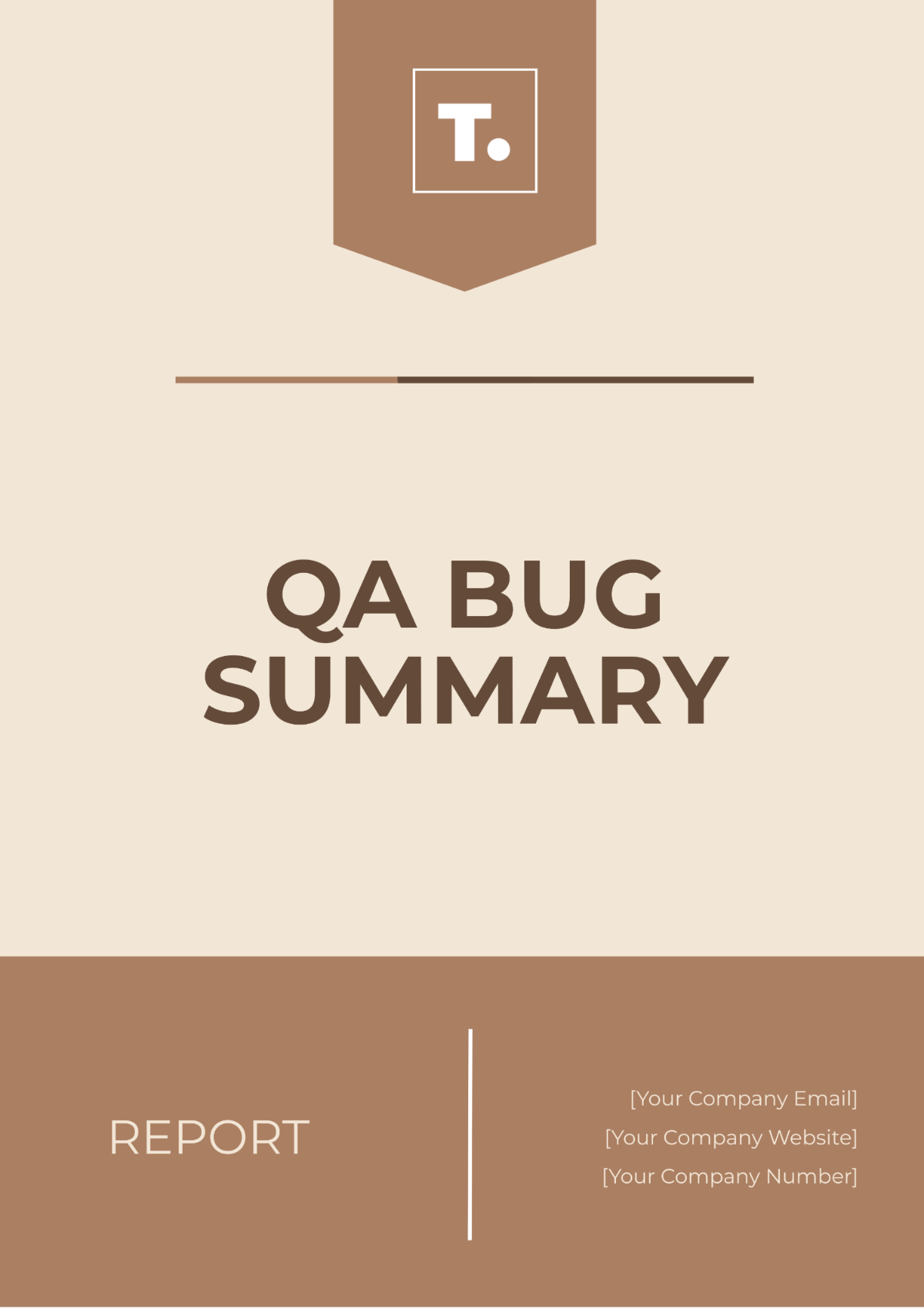 QA Bug Summary Report Template - Edit Online & Download