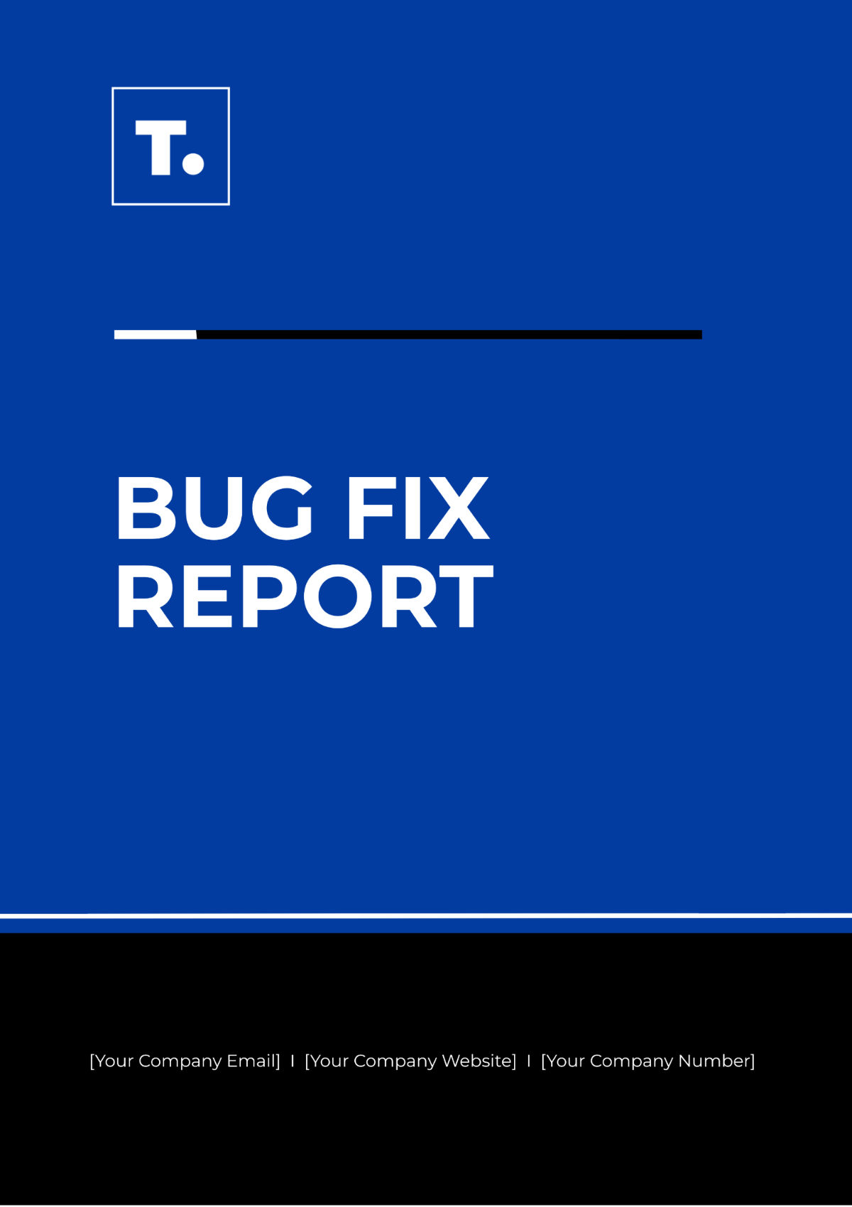 Bug Fix Report Template - Edit Online & Download