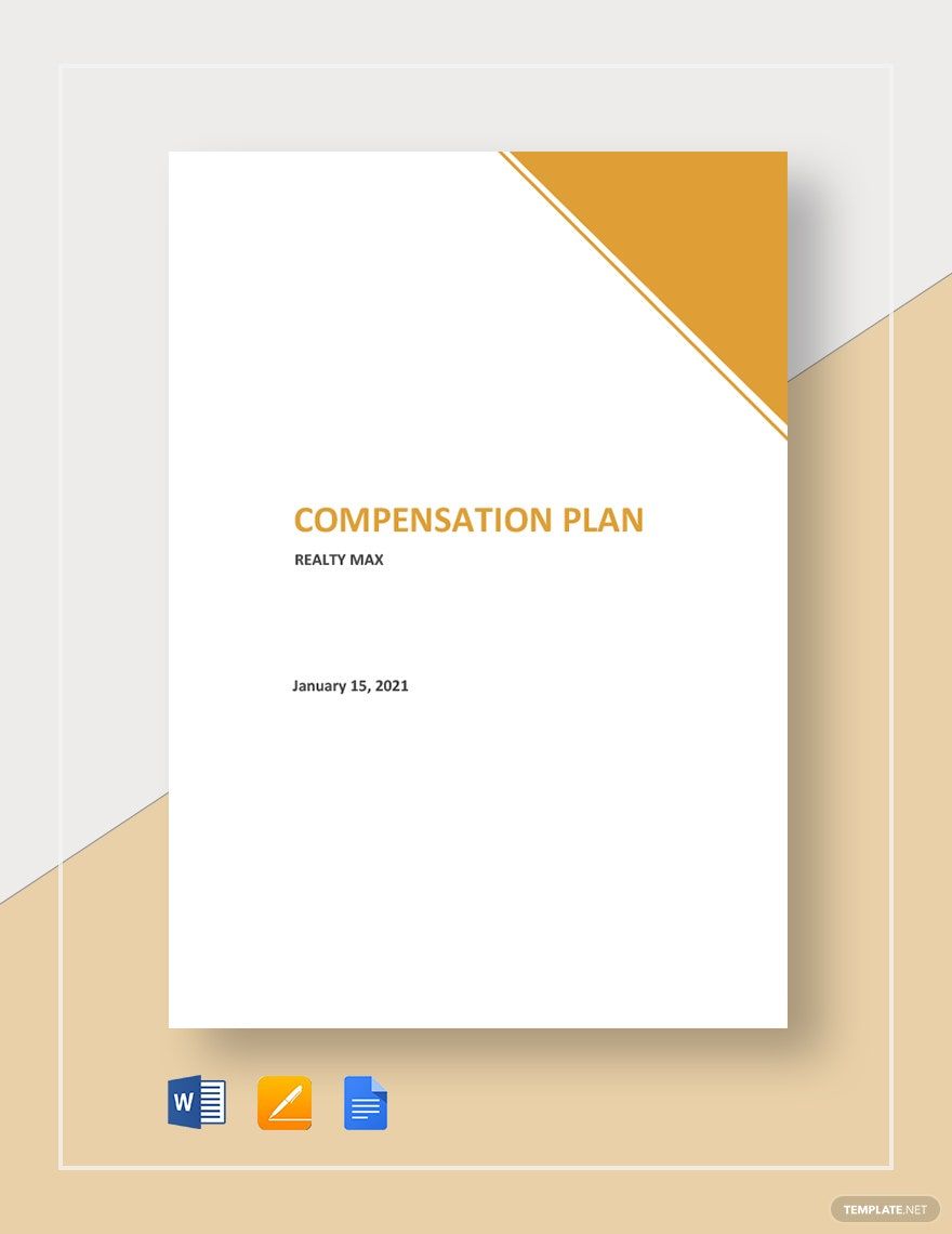 Sample Compensation Plan Template