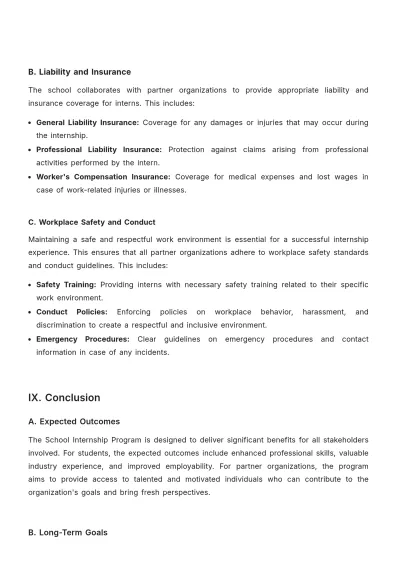 Free School Internship Proposal Template to Edit Online