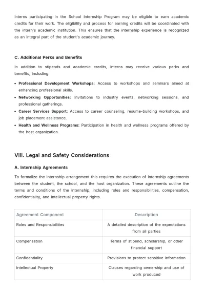 Free School Internship Proposal Template to Edit Online