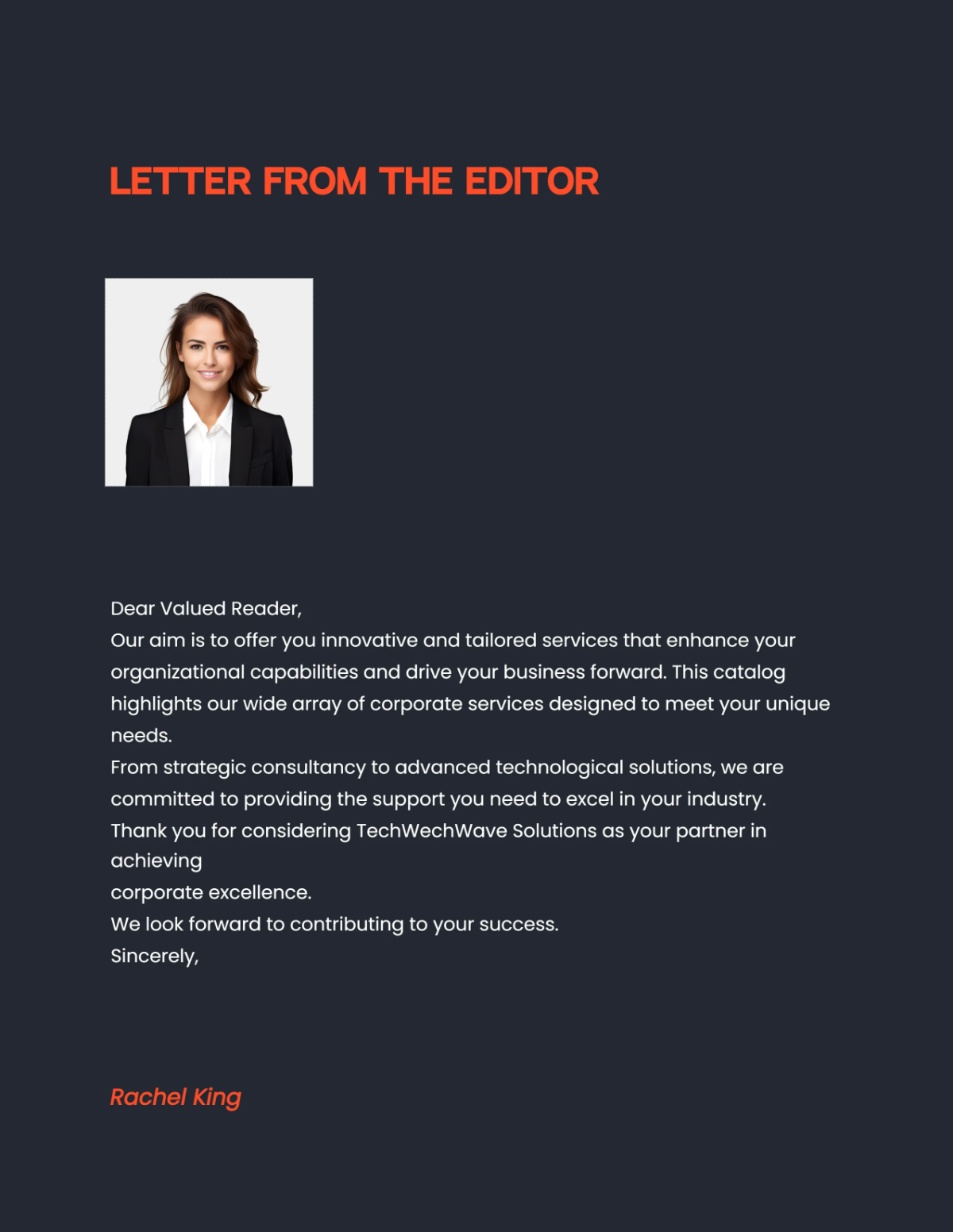 Free Corporate Project Catalog Template to Edit Online Free Corporate Project Catalog Template to Edit Online