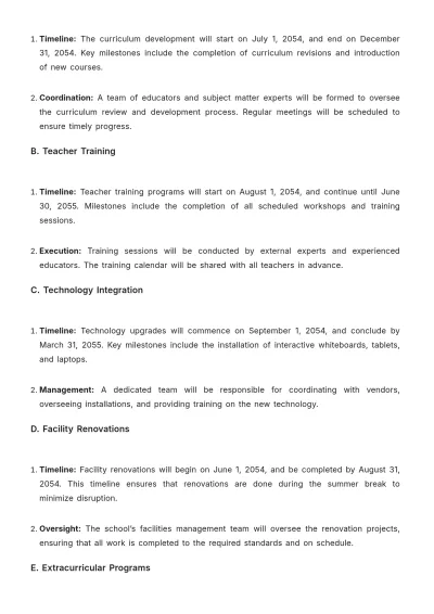 Free School Board Proposal Template to Edit Online
