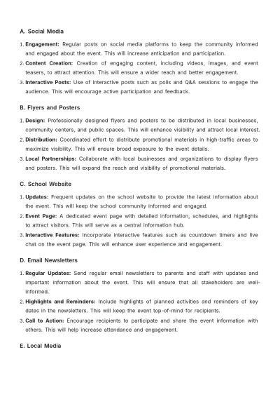 Free School Aesthetic Event Proposal Template to Edit Online