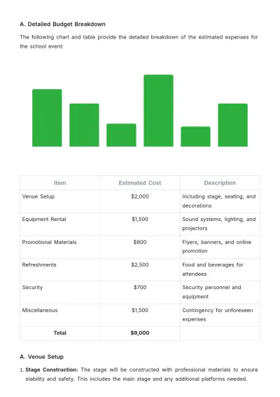 Free School Aesthetic Event Proposal Template to Edit Online