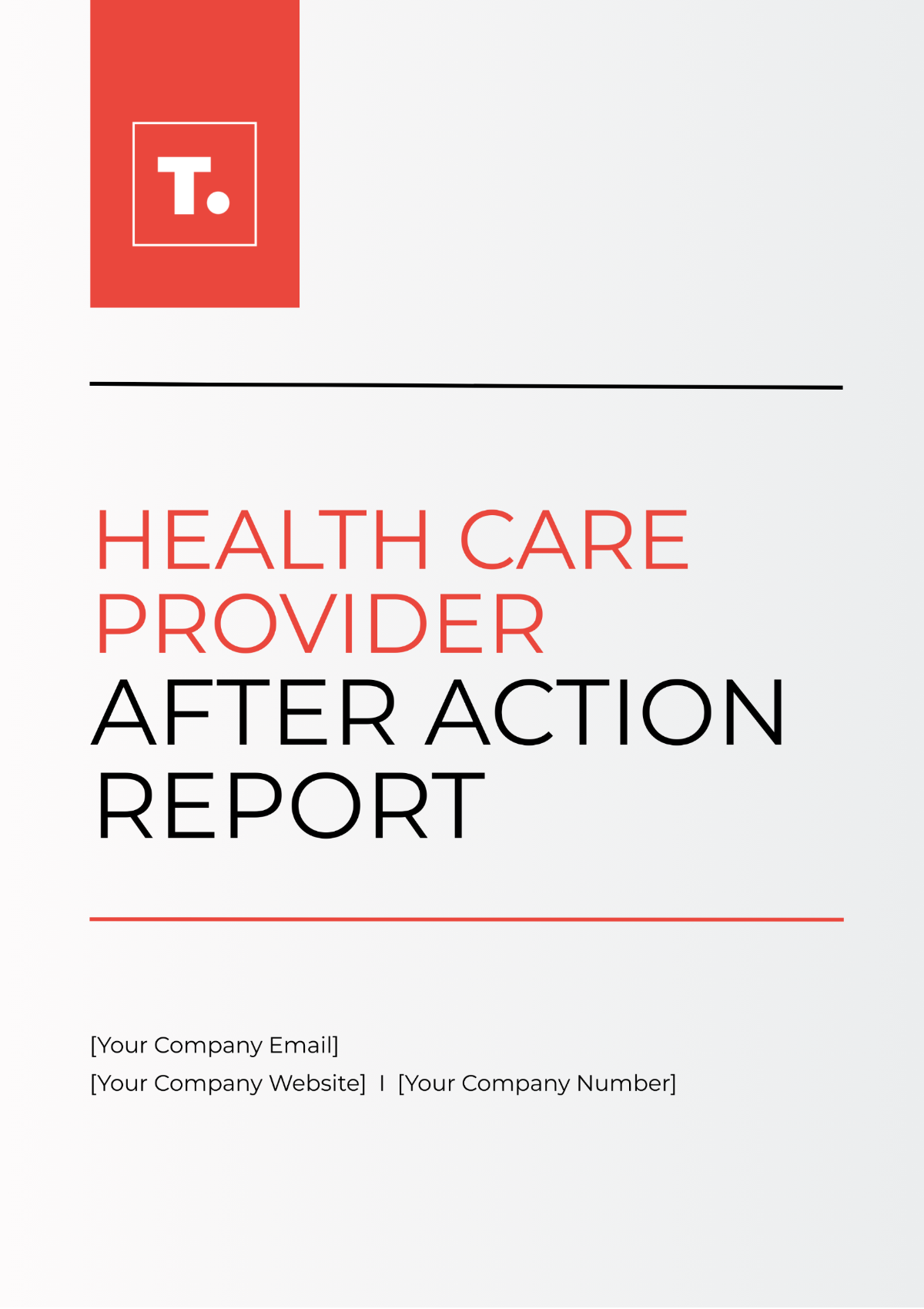 Health Care Provider After Action Report Template - Edit Online & Download