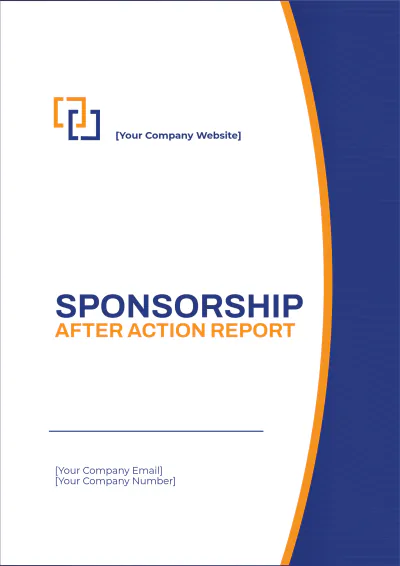 Free Sponsorship After Action Report Template to Edit Online