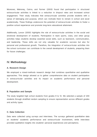 Free School Research Report Template to Edit Online