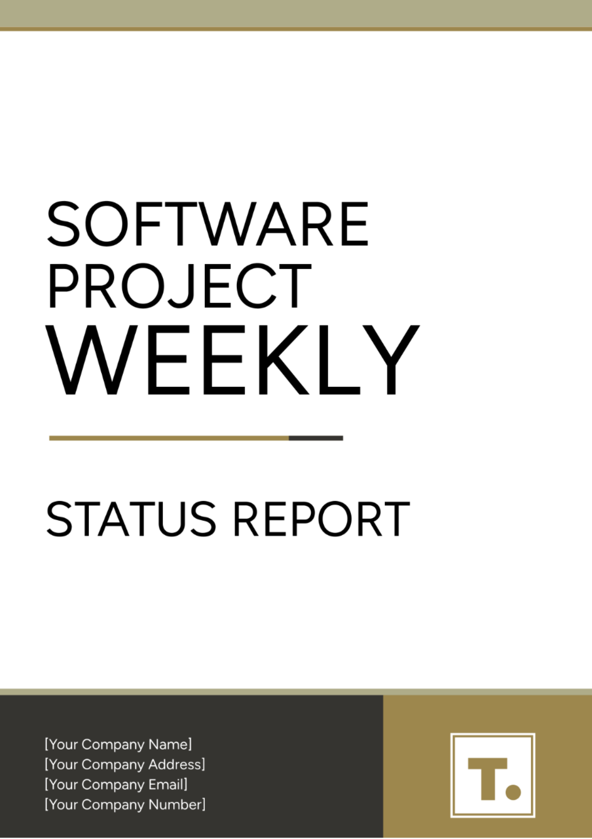 Software Project Weekly Status Report Template - Edit Online & Download